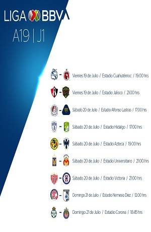 Liga MX: Conoce el resto de juegos de la Jornada 1
