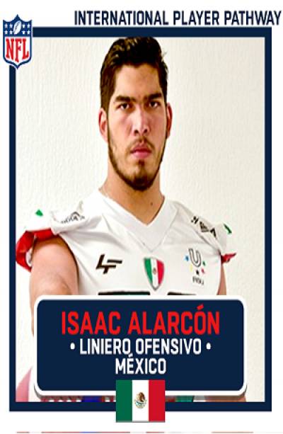 Isaac Alarcón, jugador mexicano de futbol americano, firmará con los Cowboys
