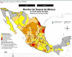 Seis de cada 10 municipios poblanos con sequías anormales: Conagua