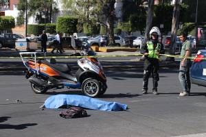 Transporte público mató a una mujer en Prolongación Reforma
