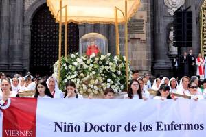Niño Doctor de Tepeaca encabezará procesión del viernes santo en Puebla