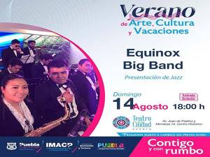 Jazz, ¡del bueno!, este fin de semana en el Centro Histórico de Puebla