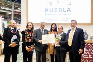 En Madrid recibe Puebla premios por la nueva marca turística y por su gastronomía