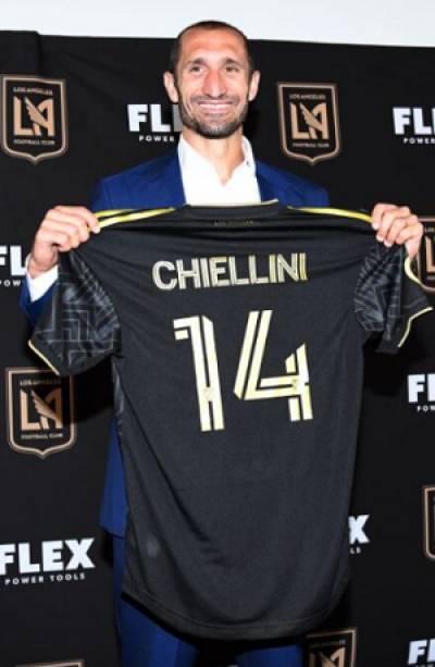 Giorgio Chiellini podría debutar con el Galaxy ante LAFC