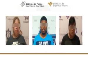 Tres vendedores de droga son capturados en Puebla, Altepexi y Ajalpan