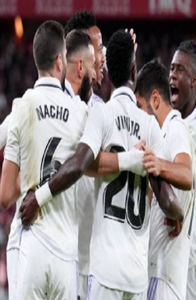 Real Madrid se impone 2-0 al Athletic Club y sigue cerca del Barcelona