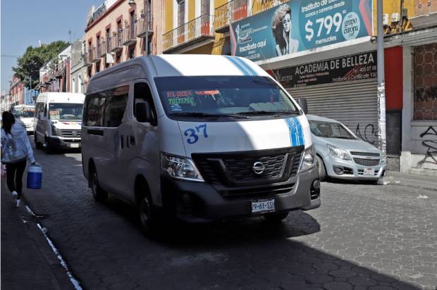 Retirarán transporte público de la 8 y 10 Poniente en Puebla Capital