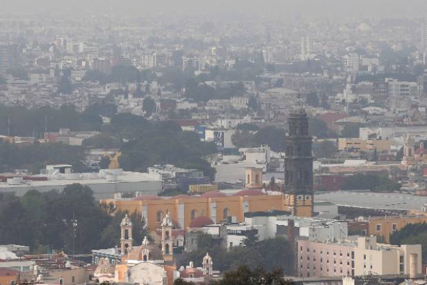 Mantiene Puebla registros de mala calidad del aire