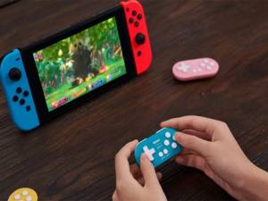 Conoce el control tamaño llavero compatible con el Nintendo Switch