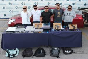 Cayeron cinco asaltantes de una escuela de ingeniería en Puebla