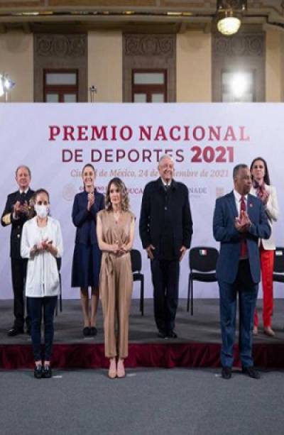 López Obrador entrega el Premio Nacional del Deporte 2021