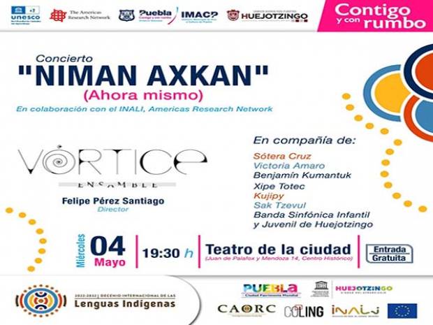 Puebla, sede de NIMAN AXKAN, concierto de música urbana en lenguas indígenas