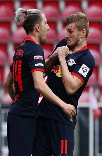 Leipzig goleó 5-0 al Maguncia con tres dianas de Timo Werner
