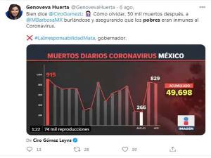 Fake news y la maniobra de Genoveva Huerta