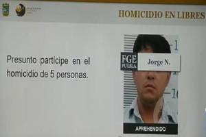 Implicado en multihomicidios de Libres, Puebla, es capturado y vinculado a proceso
