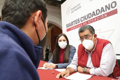 Céspedes Peregrina reafirma apoyo a poblanos y poblanas en &quot;Martes Ciudadano&quot;