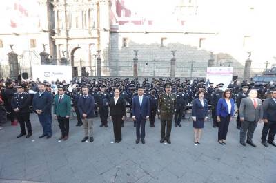 Se incorporan 79 nuevos elementos a la policía municipal de Puebla