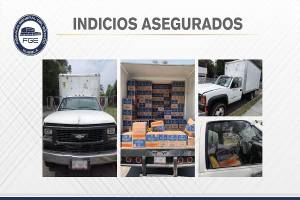 Sujeto fue detenido por robar carga de aceite comestible en Puebla