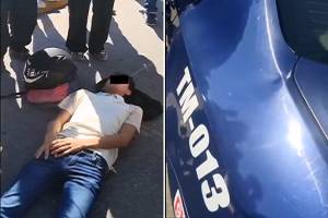 Patrulla de Tránsito Municipal atropelló a motociclista y peatón en Mayorazgo