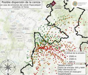 Reportan ligera caída de ceniza en 5 municipios de Puebla