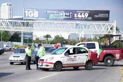 668 vehículos al corralón en la primera semana del Hoy no circula en Puebla