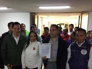 Morena va en coalición con PVEM, PT y PES en elección de Puebla