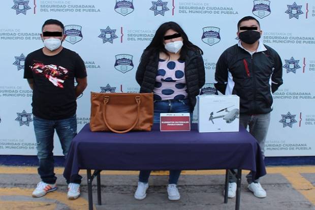 Maleantes robaron dron de 50 mil pesos en Best Buy Puebla; SSC los capturó