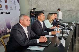 Alcalde de Puebla acudió a sesión de Ciudades Capitales en SLP