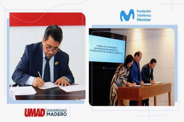 UMAD y Fundación Telefónica Movistar México firman convenio de colaboración educativa