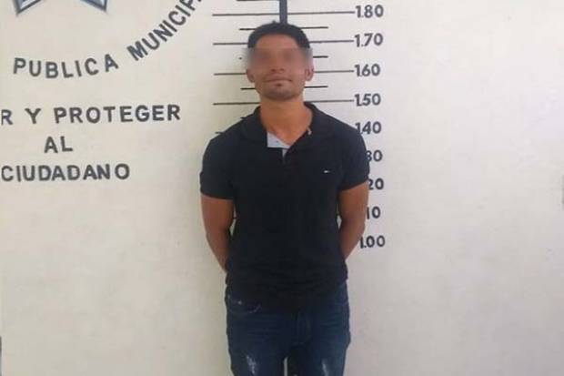 Policías de San Pedro Cholula detienen a presunto ladrón del Museo de Sitio de la zona Arqueológica