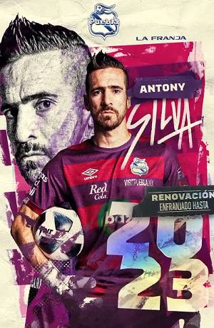 Club Puebla renueva a Antony Silva hasta 2023