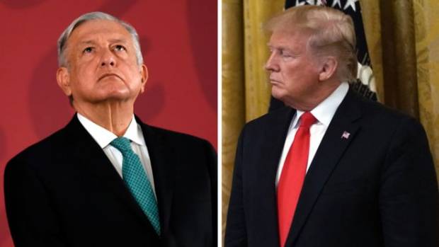 AMLO pide a Trump “congelar tráfico de armas”