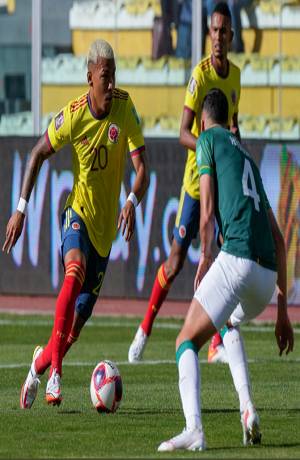 Qatar 2022: Colombia rescata empate 1-1 en su visita a Bolivia