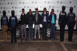 Capturan a banda de asaltantes de choferes de plataformas ejecutivas en Puebla