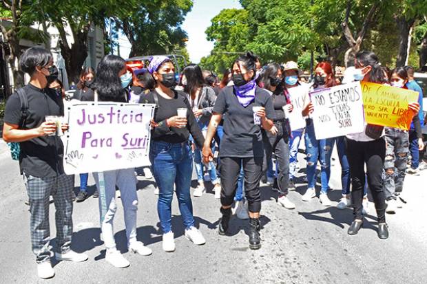 Justicia para Suri, exige comunidad estudiantil de Tehuacán