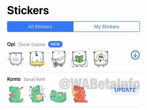 Los stickers animados ya están comenzando a llegar a la beta de WhatsApp