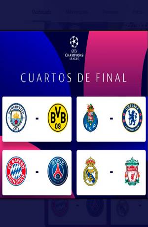 Real Madrid-Chelsea y ManCity-Atlético de Madrid, en cuartos de final de la Champions League