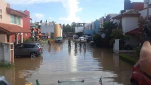 Colonias de Puebla y Cuautlancingo sufrieron afectaciones por lluvia