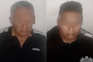 Detienen a pareja de secuestradores y rescatan a dos plagiados en Huejotzingo