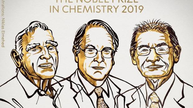 Nobel de Química para creadores de la batería de litio