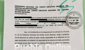 Denuncian a ex funcionario sanandreseño por uso ilegal del padrón de militantes del PAN
