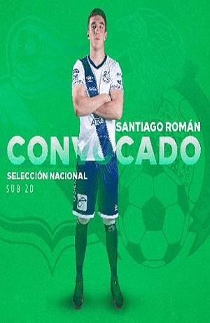 Club Puebla: Santiago Román, convocado a la selección mexicana Sub-20