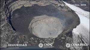Detectan nuevo domo de 30 metros de diámetro en el Popocatépetl