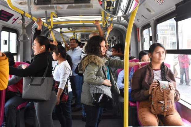 Puebla, segundo lugar en robo en transporte público