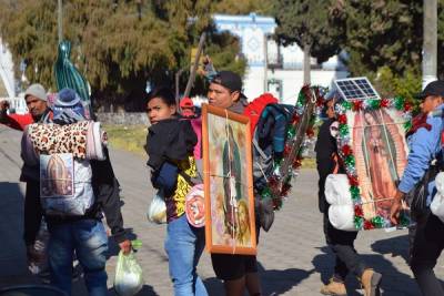 Puebla cuidará a peregrinos guadalupanos en su trayecto a la Ciudad de México