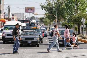 Día del peatón: Puebla capital acumula 51 peatones heridos en accidentes de tránsito