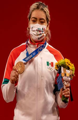 Tokio 2020: Aremi Fuentes se cuelga el bronce en halterofilia 76 kilogramos