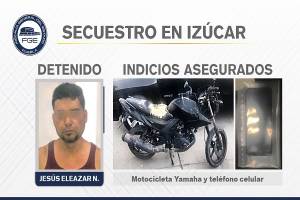 Cayó secuestrador tras cobrar 500 mil pesos de rescate por una víctima en Izúcar de Matamoros