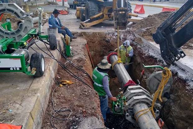 52 mil litros de agua al día, el caudal recuperado con la reparación de fugas en concreto hidráulico