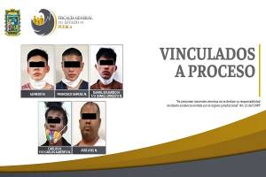 Cinco ladrones en Puebla quedaron vinculados a proceso